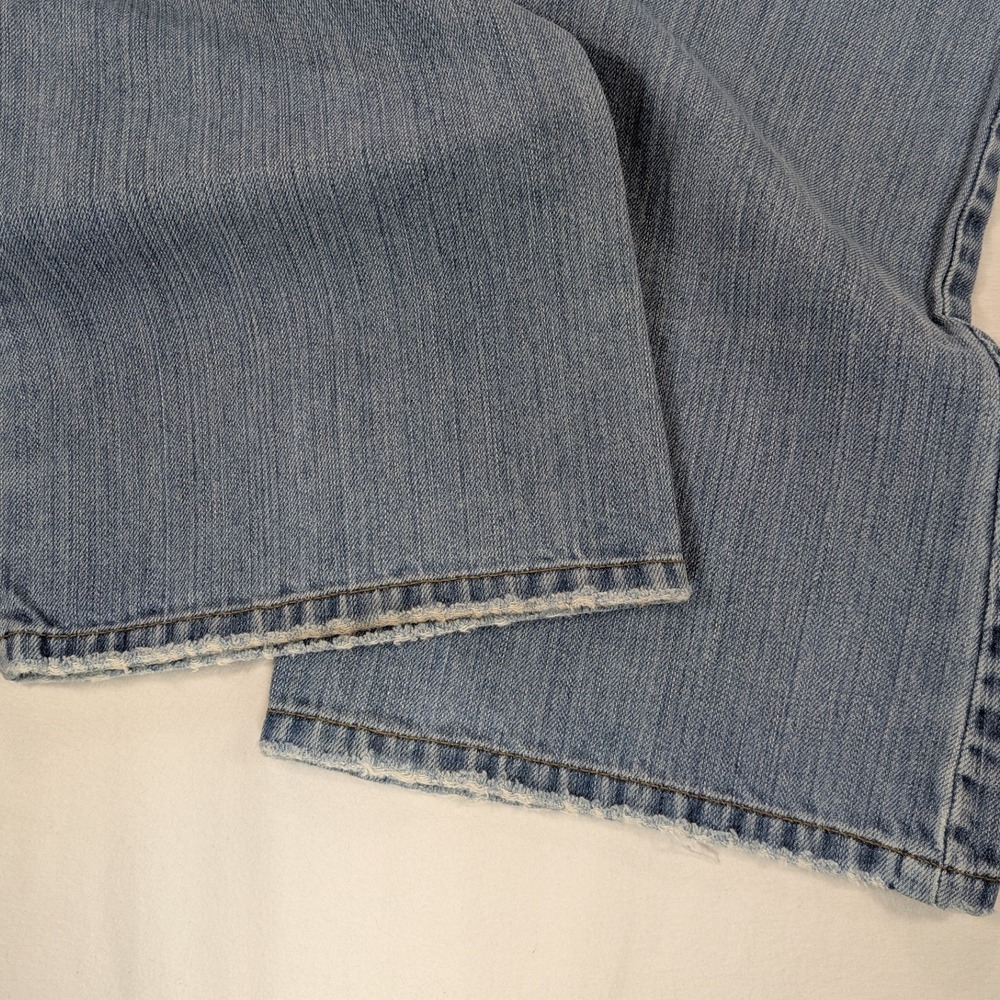 VTG American Eagle Hipster Skinny Flare Jeans Womens 8 Denim Low-Rise Preppy y2k - Picture 6 of 12